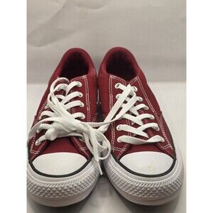 Converse All Star Chuck Taylor Canvas Low Top Maroon New Mens 9 Sample Sale